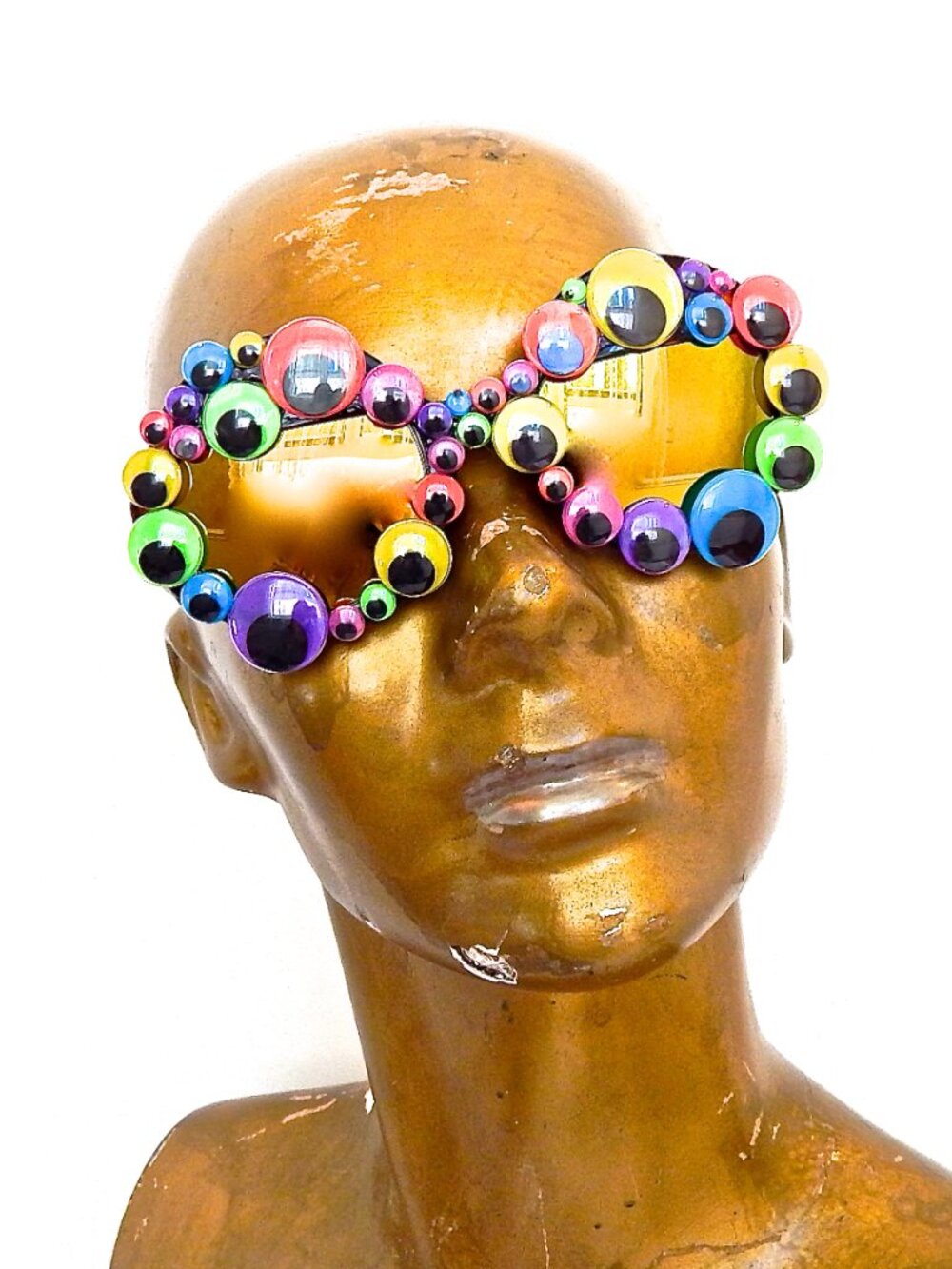 GASOLINE GLAMOUR PSYCHO BAZAAR WILDE CATERPILLAR SUNGLASSES 👀🌈💎